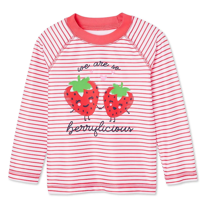 George Toddler Girls' Long Sleeve Rash Guard