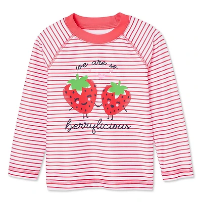 George Toddler Girls' Long Sleeve Rash Guard