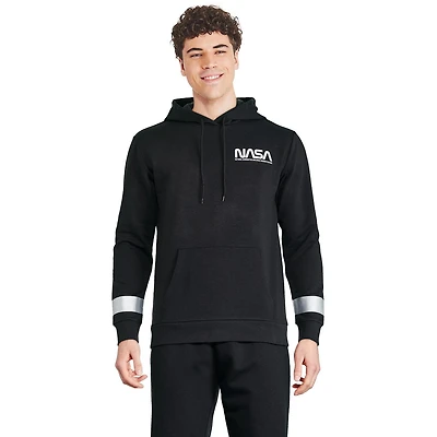 Haut à capuchon en molleton NASA pour hommes Tailles P-TG