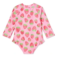 Maillot de bain 1 pièce anti-UV George pour bébés filles