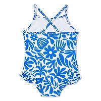 Maillot de bain 1 pièce George pour petites filles Tailles 2T-5T