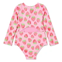 George Toddler Girls' Adaptive Rash Guard 1-Piece