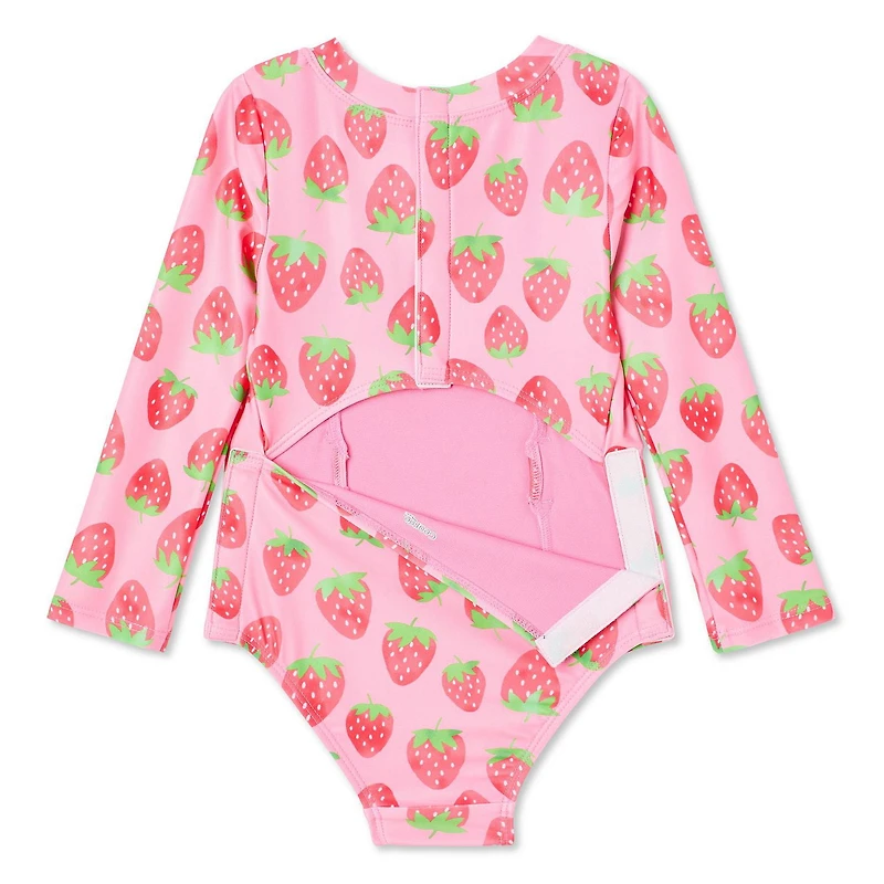 George Toddler Girls' Adaptive Rash Guard 1-Piece