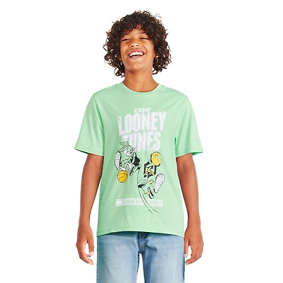 T-shirt à manches courtes Looney Tunes pour garçons Tailles TP–TG