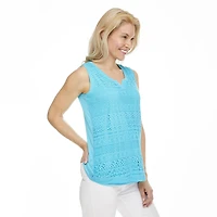 Débardeur sans manches crocheté à l'avant Penmans pour femmes