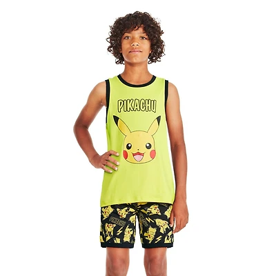 Pyjama 2 pièces Pikachu Pokémon pour garçons