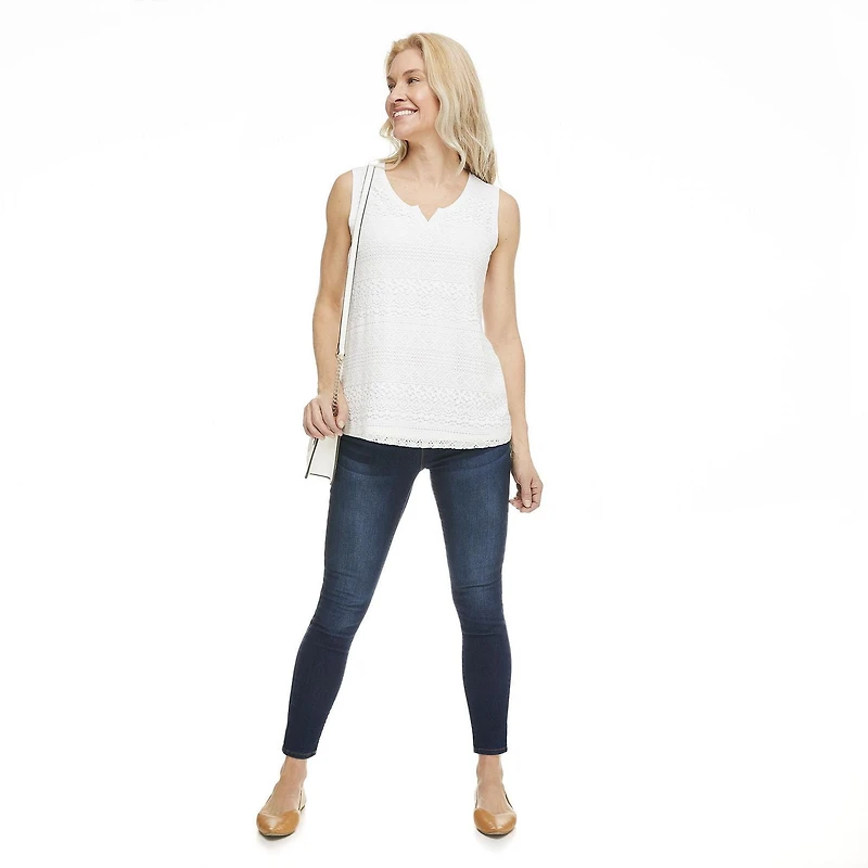 Débardeur sans manches crocheté à l'avant Penmans pour femmes