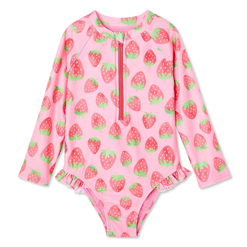 Maillot de bain 1 pièce à volants George pour petites filles