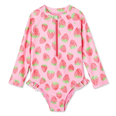 Maillot de bain 1 pièce à volants George pour petites filles