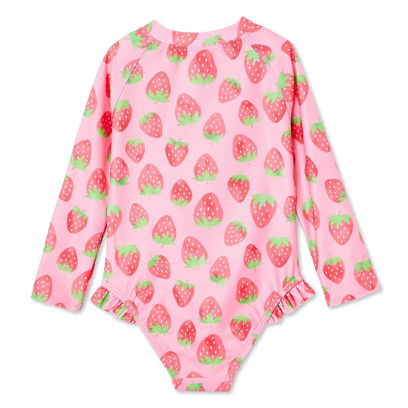 Maillot de bain 1 pièce à volants George pour petites filles