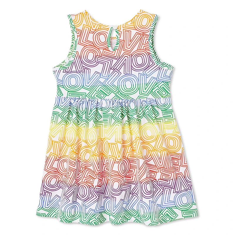 Robe de soleil de la Fierté George pour petites filles