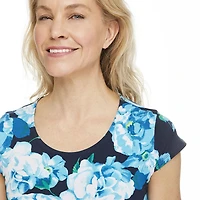 Robe imprimée ajustée et évasée Penmans pour femmes