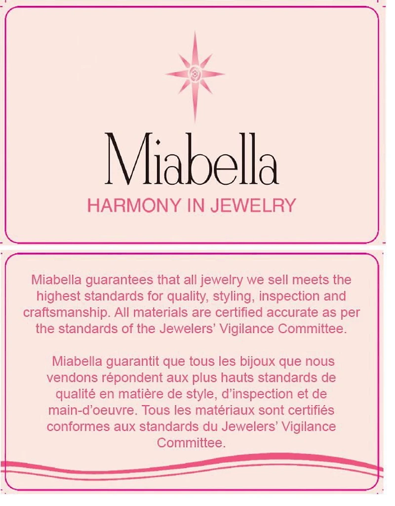 Miabella 10-1/3 Carat T.G.W. White Topaz Rose Rhodium-Plated Sterling Silver Swirl 3-Piece Ring, Pendant and Earrings Set, 18"