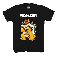 Super Mario Boys Combo Bowser T-Shirt Manche Courte