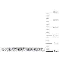 Miabella 0.25 Carat T.W. Diamond 10 K Yellow Gold Anniversary Ring