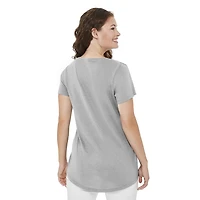T-shirt chiné à encolure dégagée George pour femmes