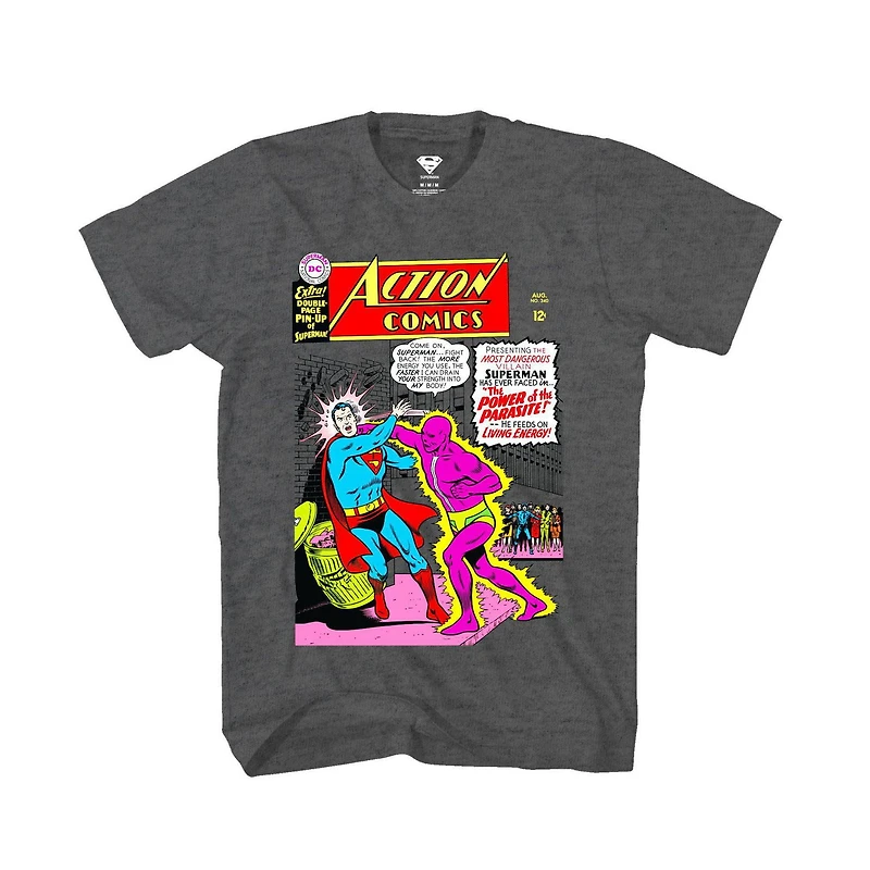 T-shirt Superman Vs Parasite Homme