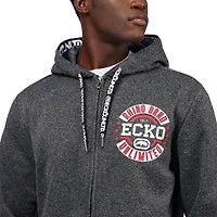 ECKO UNLTD - Sweat à capuche zippé en sergé pour hommes