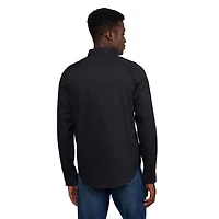 ECKO UNLTD Bouton militaire solide à manches longues pour hommes