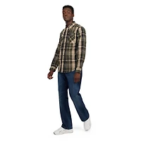 ECKO UNLTD chemise tissée solide à manches longues pour hommes