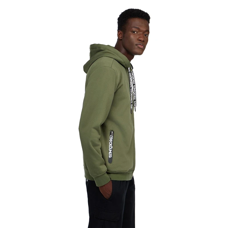 ECKO UNLTD - Sweat à capuche zippé en sergé pour hommes