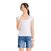 Ensemble 2 pièces à cordon Justice pour filles