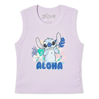 Disney Girls' Stitch Rib Tank