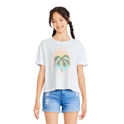 T-shirt graphique Justice pour filles