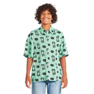 Minecraft Boys' Resort Shirt