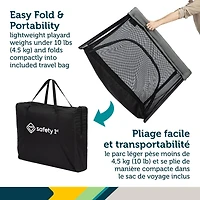 Safety 1st Dream & Go 3-In-1 Travel Crib, Playard & Bassinet