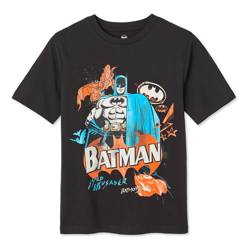 DC Boys' Batman Short Sleeve Tee, Sizes XS-XL