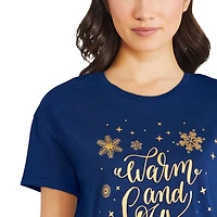 Chemise de nuit à encolure ras du cou George pour femmes Tailles P-TG