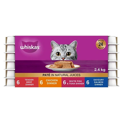 Nourriture humide pour chats de Whiskas au format variété