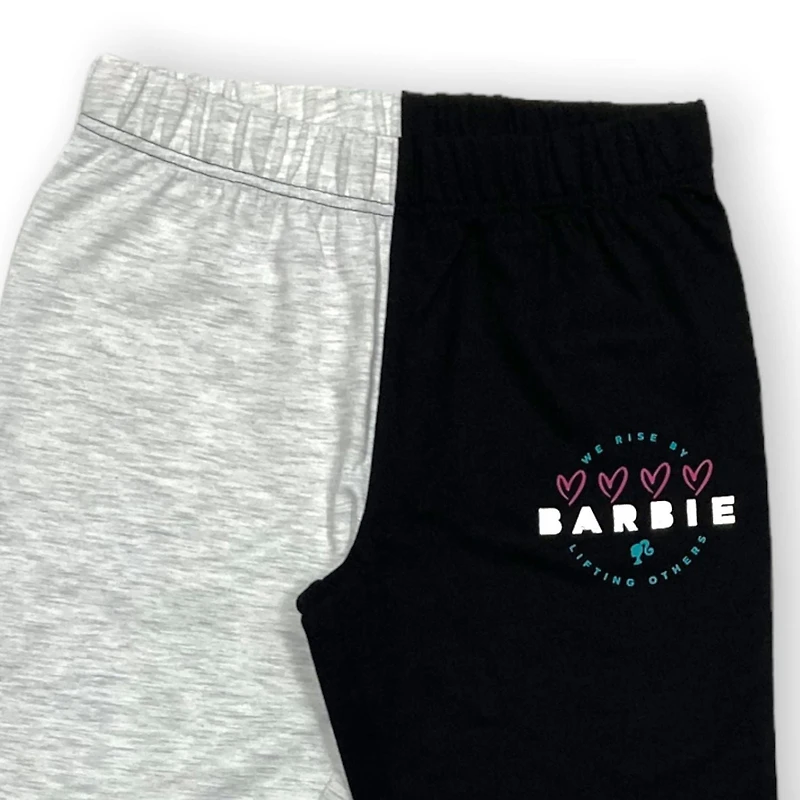 Barbie Jogger pour fille avec élastique à la taille et aux chevilles.