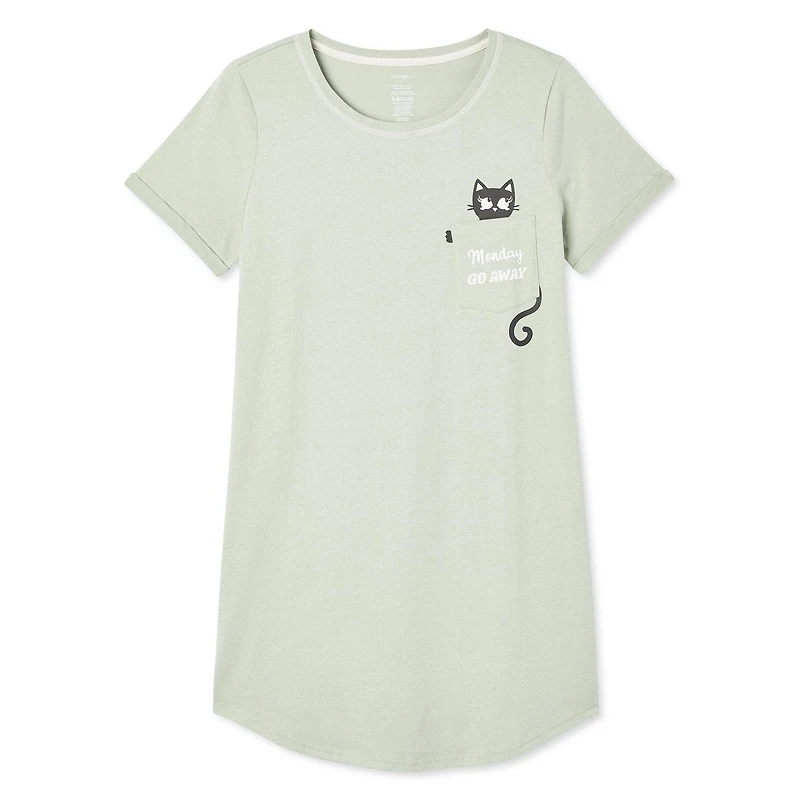 George Women's Rolled Sleeve Nightshirt