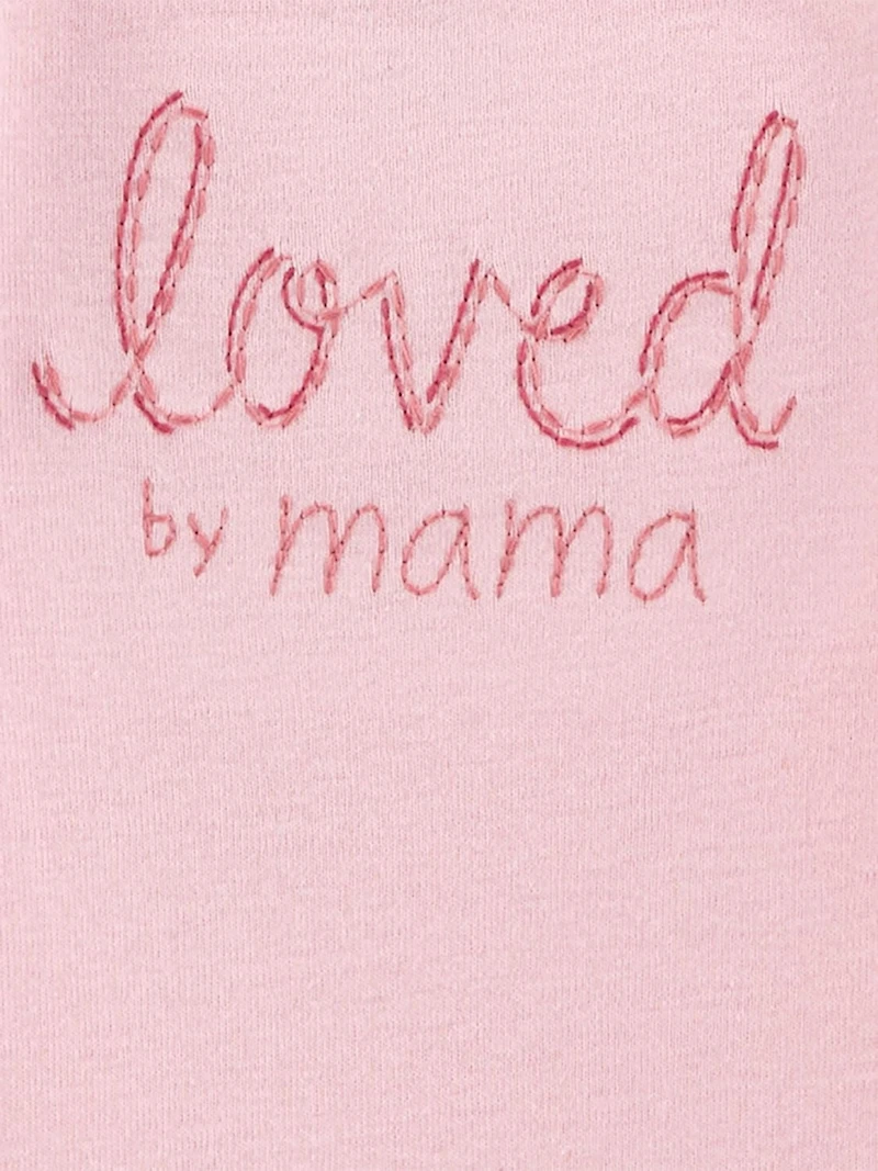 Child of Mine made by Carter's 3Pack Newborn Girls Bodysuits - Love