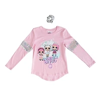 Filles L.O.L SURPRISE ! Sweat-shirt à manches longues disco d'hiver