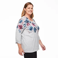 Penmans Plus Women's 3/4 Sleeve Top