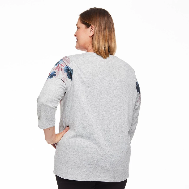 Penmans Plus Women's 3/4 Sleeve Top