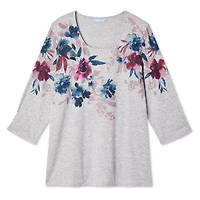 Penmans Plus Women's 3/4 Sleeve Top