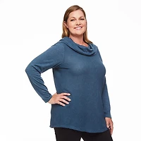 Penmans Plus Women's Cowl Neckline Top