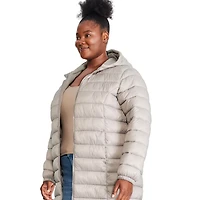 Manteau matelassée à capuche taille plus George pour femme. Taille 2X à 4X