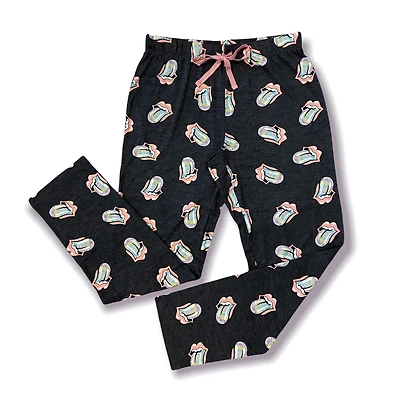 Rolling Stones Pantalon de pyjama à imprimé pour femme