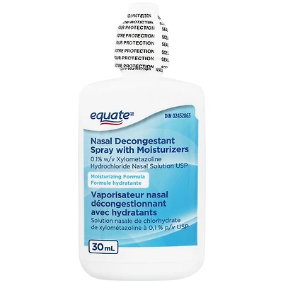 Nasal Decongestant Spray with Moisturizers, 30 mL