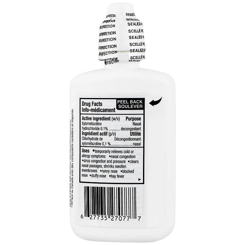 Vaporisateur nasal décongestionnant avec hydratants 30 ml