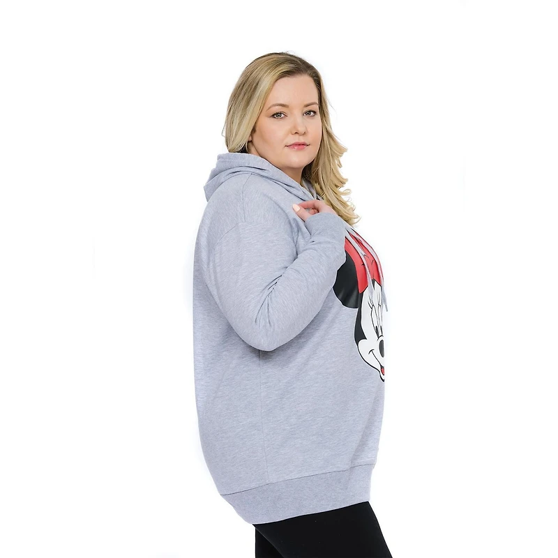 Ladies Minnie Big Head Hoodie