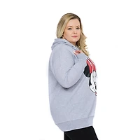 Ladies Minnie Big Head Hoodie