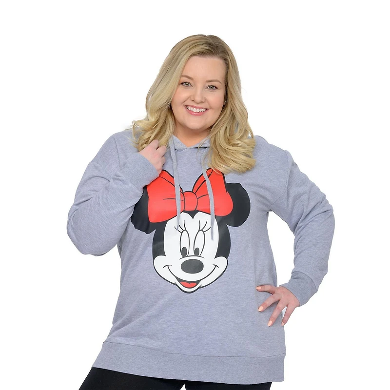 Ladies Minnie Big Head Hoodie