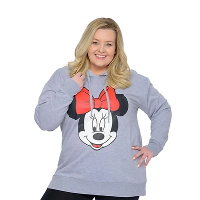 Ladies Minnie Big Head Hoodie