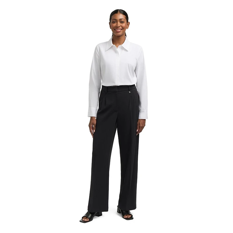 Mexx Women’s Stretch Poplin Shirt, Sizes: XS-XXL